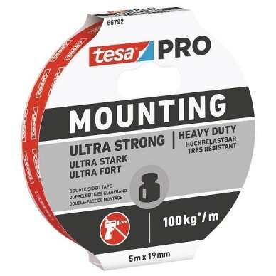 tesa Mounting PRO Ultra Strong двусторонняя лента.  1,5:19 3