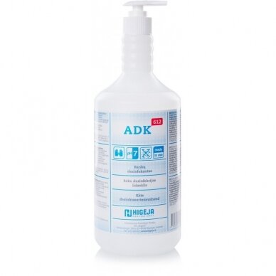 ADK-612 rankų dezinfekantas, 1l