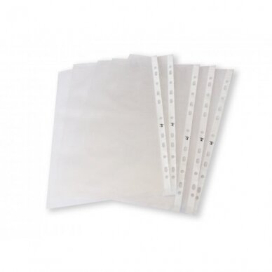 Sleeves plastic transparent  A4, 100 pcs