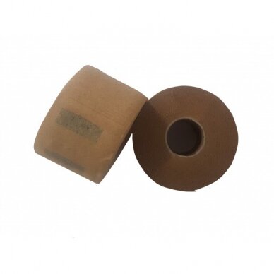 Disposable neck paper collars ECO brown 100 pcs. in a roll, 1 pcs