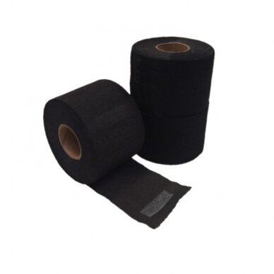 Disposable neck paper collars 100 pcs. in a roll, 1 pcs Black